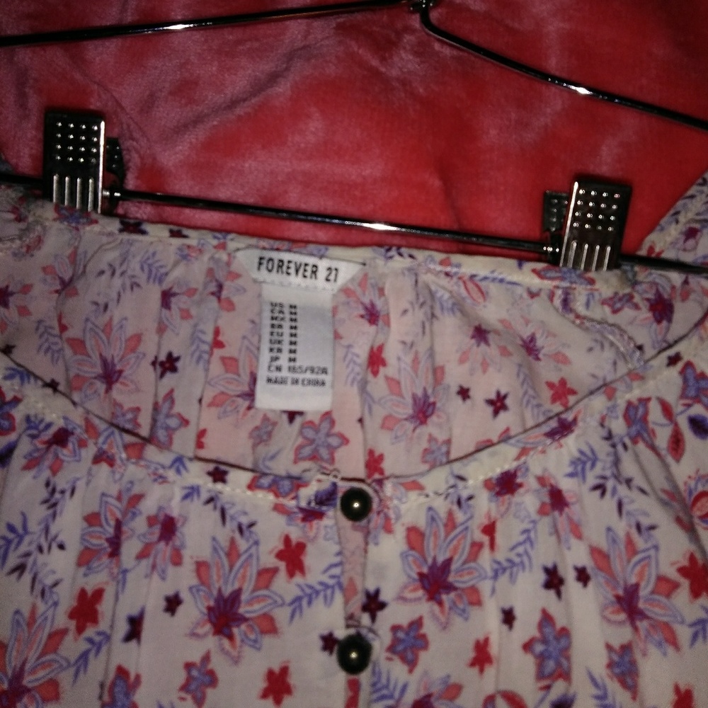Forever 21 Flower Tunic